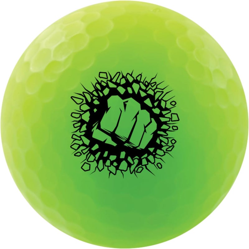 Volvik Vivid Soft Marvel Golf Ball Gift Set with Ball Marker (4 Pack) - Image 5